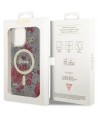 Guess GUHMP14XHCFWSA iPhone 14 Pro Max 6.7" green/khaki hardcase Flower MagSafe
