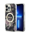 Guess GUHMP14XHCFWSK iPhone 14 Pro Max 6.7" black/black hardcase Flower MagSafe