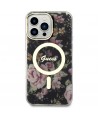 Guess GUHMP14XHCFWSK iPhone 14 Pro Max 6.7" black/black hardcase Flower MagSafe