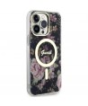 Guess GUHMP14XHCFWSK iPhone 14 Pro Max 6.7" black/black hardcase Flower MagSafe