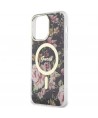 Guess GUHMP14XHCFWSK iPhone 14 Pro Max 6.7" black/black hardcase Flower MagSafe