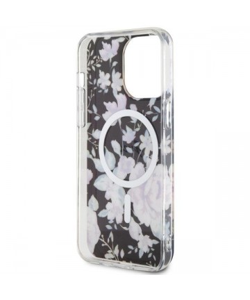 Guess GUHMP14XHCFWSK iPhone 14 Pro Max 6.7" black/black hardcase Flower MagSafe