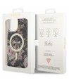 Guess GUHMP14XHCFWSK iPhone 14 Pro Max 6.7" black/black hardcase Flower MagSafe