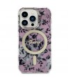Guess GUHMP14XHCFWSP iPhone 14 Pro Max 6.7" pink/pink hardcase Flower MagSafe