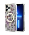 Guess GUHMP14XHCFWST iPhone 14 Pro Max 6.7" transparent hardcase Flower MagSafe
