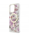 Guess GUHMP14XHCFWST iPhone 14 Pro Max 6.7" transparent hardcase Flower MagSafe