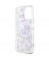 Guess GUHMP14XHCFWST iPhone 14 Pro Max 6.7" transparent hardcase Flower MagSafe