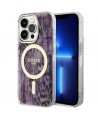 Guess GUHMP14XHLEOPWP iPhone 14 Pro Max 6.7" pink/pink hardcase Leopard MagSafe