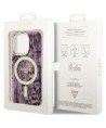 Guess GUHMP14XHLEOPWP iPhone 14 Pro Max 6.7" pink/pink hardcase Leopard MagSafe