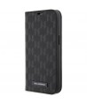 Karl Lagerfeld KLBKP14LSAKLHPK iPhone 14 Pro 6.1" bookcase black/black Saffiano Monogram