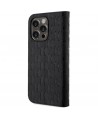 Karl Lagerfeld KLBKP14LSAKLHPK iPhone 14 Pro 6.1" bookcase black/black Saffiano Monogram