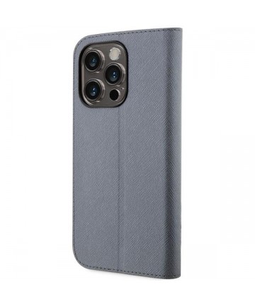 Karl Lagerfeld KLBKP14LSANKCPG iPhone 14 Pro 6.1" bookcase silver/silver Saffiano Karl & Choupette