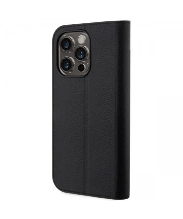 Karl Lagerfeld KLBKP14LSANKCPK iPhone 14 Pro 6.1" bookcase black/black Saffiano Karl & Choupette