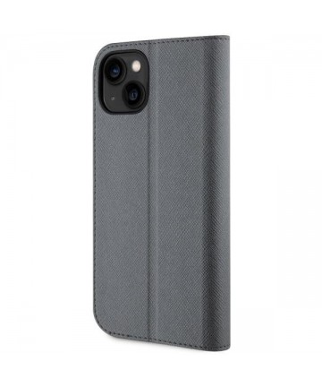 Karl Lagerfeld KLBKP14SSANKCPG iPhone 14 6.1" bookcase silver/silver Saffiano Karl & Choupette