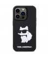 Karl Lagerfeld KLHCP14L3DRKHNK iPhone 14 Pro 6.1" black/black hardcase Rubber Choupette 3D