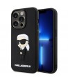 Karl Lagerfeld KLHCP14L3DRKINK iPhone 14 Pro 6.1" black/black hardcase Rubber Ikonik 3D
