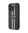 Guess GUHMP13LP4RPSK iPhone 13 Pro / 13 6.1" black/black hardcase 4G Printed Stripes MagSafe