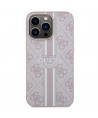 Guess GUHMP13LP4RPSP iPhone 13 Pro / 13 6.1" pink/pink hardcase 4G Printed Stripes MagSafe