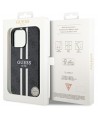 Guess GUHMP13XP4RPSK iPhone 13 Pro Max 6.7" black/black hardcase 4G Printed Stripes MagSafe