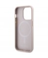 Guess GUHMP14LHGCFSEP iPhone 14 Pro 6.1" pink/pink hard case GCube Stripes MagSafe