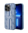 Guess GUHMP14LP4RPSB iPhone 14 Pro 6.1" blue/blue hardcase 4G Printed Stripes MagSafe