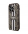 Guess GUHMP14LP4RPSW iPhone 14 Pro 6.1" brown/brown hardcase 4G Printed Stripes MagSafe