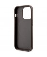 Guess GUHMP14LP4RPSW iPhone 14 Pro 6.1" brown/brown hardcase 4G Printed Stripes MagSafe