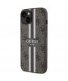 Guess GUHMP14SP4RPSW iPhone 14 6.1" brown/brown hardcase 4G Printed Stripes MagSafe