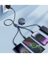Joyroom Multi-Use Series S-A18 4in1 USB-A - USB-C / USB-C / Lightning / micro USB cable 1.2m - black