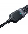 Joyroom Multi-Use Series S-A18 4in1 USB-A - USB-C / Lightning / Lightning / micro USB cable 1.2m - black