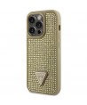 Guess GUHCP14LHDGTPD iPhone 14 Pro 6.1" gold/gold hardcase Rhinestone Triangle