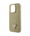 Guess GUHCP14LHDGTPD iPhone 14 Pro 6.1" gold/gold hardcase Rhinestone Triangle