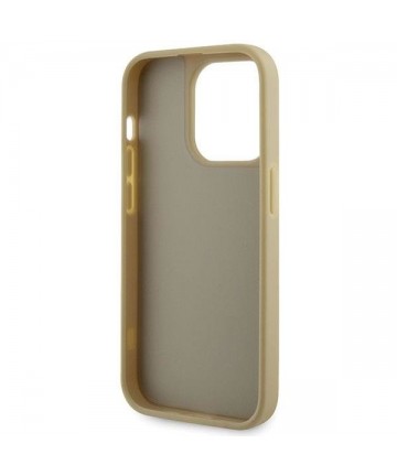 Guess GUHCP14LHDGTPD iPhone 14 Pro 6.1" gold/gold hardcase Rhinestone Triangle