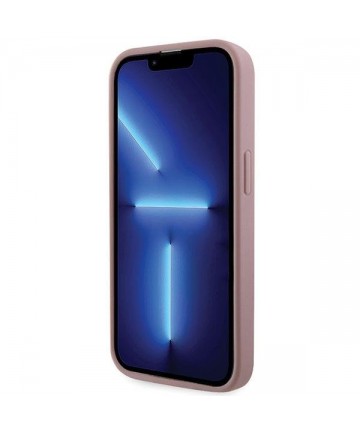 Guess GUHCP14LHDGTPP iPhone 14 Pro 6.1" pink/pink hardcase Rhinestone Triangle
