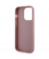 Guess GUHCP14LHDGTPP iPhone 14 Pro 6.1" pink/pink hardcase Rhinestone Triangle