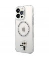 Karl Lagerfeld KKLHMP13XHNKCIT iPhone 13 Pro Max 6.7" hardcase transparent Iconic Karl&Choupette Magsafe