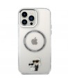 Karl Lagerfeld KKLHMP13XHNKCIT iPhone 13 Pro Max 6.7" hardcase transparent Iconic Karl&Choupette Magsafe