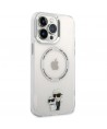 Karl Lagerfeld KKLHMP13XHNKCIT iPhone 13 Pro Max 6.7" hardcase transparent Iconic Karl&Choupette Magsafe