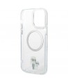 Karl Lagerfeld KKLHMP13XHNKCIT iPhone 13 Pro Max 6.7" hardcase transparent Iconic Karl&Choupette Magsafe