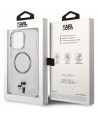 Karl Lagerfeld KKLHMP13XHNKCIT iPhone 13 Pro Max 6.7" hardcase transparent Iconic Karl&Choupette Magsafe