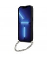 Karl Lagerfeld KLHCP14LSACKLHPK iPhone 14 Pro 6.1" black/black hardcase Saffiano Monogram Chain