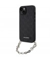 Karl Lagerfeld KLHCP14SSACKLHPK iPhone 14 6.1" black/black hardcase Saffiano Monogram Chain