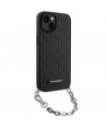 Karl Lagerfeld KLHCP14SSACKLHPK iPhone 14 6.1" black/black hardcase Saffiano Monogram Chain