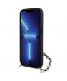 Karl Lagerfeld KLHCP14SSACKLHPK iPhone 14 6.1" black/black hardcase Saffiano Monogram Chain