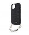 Karl Lagerfeld KLHCP14SSACKLHPK iPhone 14 6.1" black/black hardcase Saffiano Monogram Chain
