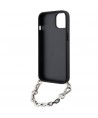 Karl Lagerfeld KLHCP14SSACKLHPK iPhone 14 6.1" black/black hardcase Saffiano Monogram Chain