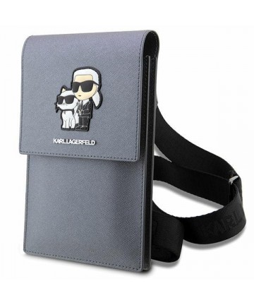 Karl Lagerfeld Ikonik Laptop Sleeve - 16 - Black