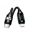 Wozinsky WUCLC1 Lightning - USB-C cable 36W 480Mb/s 1m - black