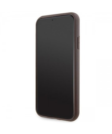 Guess GUHCN61P4SNW iPhone 11 / Xr brown/brown hardcase 4G Stripe