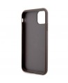 Guess GUHCN61P4SNW iPhone 11 / Xr brown/brown hardcase 4G Stripe